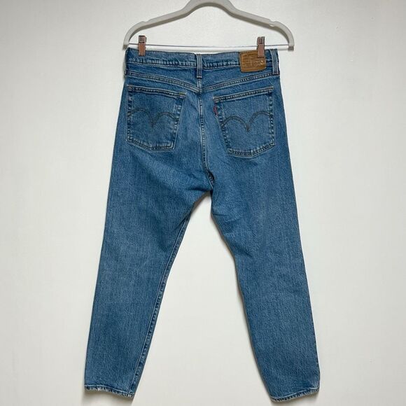 Levi’s Wedgie Straight Ankle High Waisted Jeans Sz 30 - Picture 2 of 3